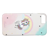 Magisches Einhorn, Regenbogen, Sterne Case-Mate iPhone Hülle (Rückseite (Horizontal))