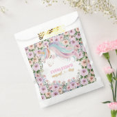 Magisches Einhorn Rosa Blume Geburtstag Geschenktütchen (Versiegelt)