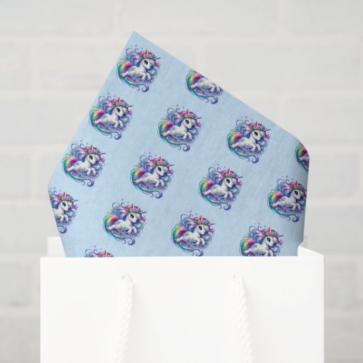 Magisches Einhorn Seidenpapier (Geschenktüte)