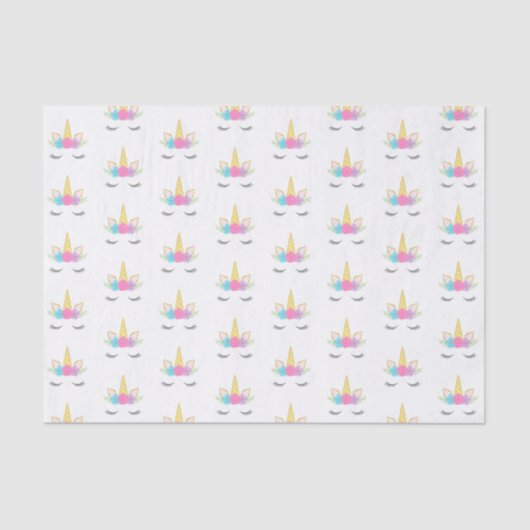 Magisches Einhorn Seidenpapier (Vorderseite)