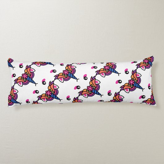 Magisches Einhorn Seitenschläferkissen (Rückseite)