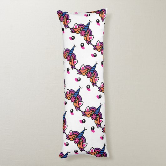 Magisches Einhorn Seitenschläferkissen (Rückseite (Vertikal))