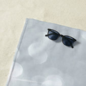 Magisches Einhorn, Silberner Glitzer Bokeh-Persona Strandtuch (Beispiel)