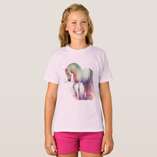 Magisches Einhorn T-Shirt (Vorne ganz)