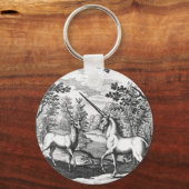 Magisches Einhorn und Stag Schlüsselanhänger (Vorderseite)