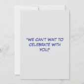 Magisches Einhorn zum Geburtstag Einladung - Regen (Rückseite)