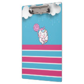 Magisches Einhorndesign Klemmbrett (Links)