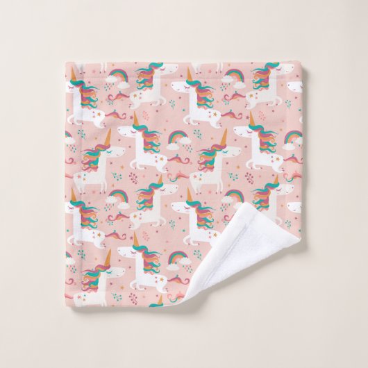 Magisches Einhornhandtuch-Set Badhandtuch Set (Waschlappen)