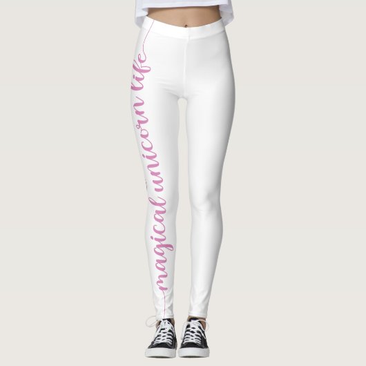 Magisches Einhornleben Leggings (Vorderseite)