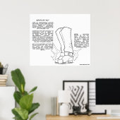 Magisches Element: Stiefel von "Nein" Poster (Heimbüro)