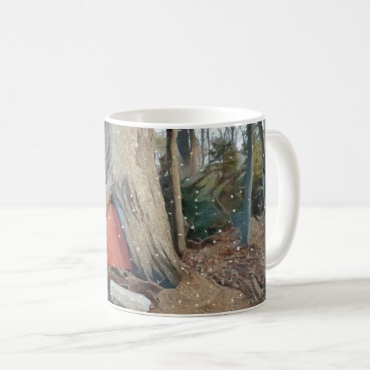 Magisches Elf-Haus Kaffeetasse (VorderseiteRechts)