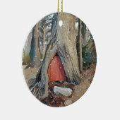 Magisches Elf-Haus Keramikornament (Rechts)