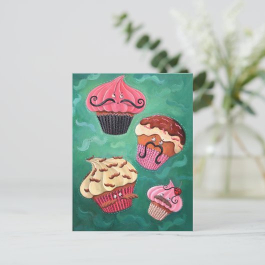 Magisches Emporium aus fliegenden, geschlagenen Cu Postkarte (Stehend Vorderseite)