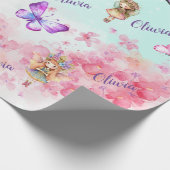 Magisches Fairy verzaubertes Packpapier (Ecke)