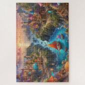 Magisches Fantasiereich - Hartes Lösen Puzzle (Vertikal)