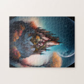 Magisches Fantasy Castle Jigsaw Puzzle (Horizontal)