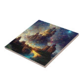 Magisches Fantasy-Schloss Fliese (Seite)