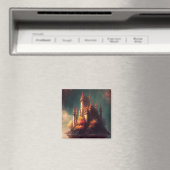 Magisches Fantasy-Schloss Magnet (In Situ (Geschirrspüler))