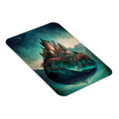 Magisches Fantasy-Schloss Magnet (Rechte Seite)