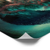 Magisches Fantasy-Schloss Poster (Ecke)