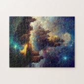 Magisches Fantasy-Schloss Puzzle (Horizontal)