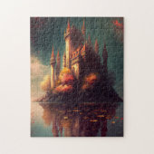 Magisches Fantasy-Schloss Puzzle (Vertikal)