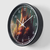 Magisches Fantasy-Schloss Uhr (Winkel)