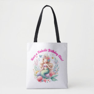 Magisches farbenfrohes Meerjungfrau-Fintastisches  Tasche
