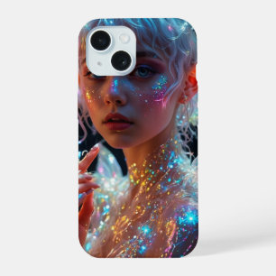 Magisches Feen-Mädchen Glitter iPhone 15 Hülle - F