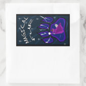 Magisches Fell Rechteckiger Aufkleber (Tasche)