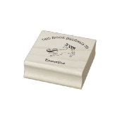 Magisches fliegendes Unikorn Dieses Buch gehört zu Gummistempel (Stempel)