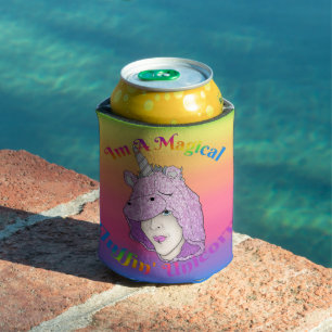 Magisches Fluffin Einhornschaum kann kühler Dosenkühler