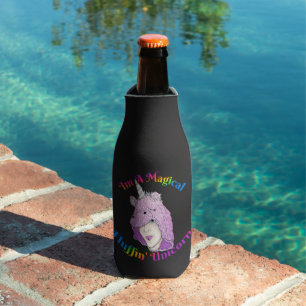 Magisches Fluffin Unicorn Flasche Cooler Flaschenkühler