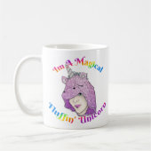 Magisches Fluffin Unicorn Klassische Tasse (Links)