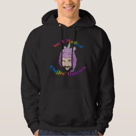 Magisches Fluffin Unicorn Männerhooded Sweatshirt