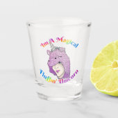 Magisches Fluffin Unicorn Shotglas Schnapsglas (Vorderseite)