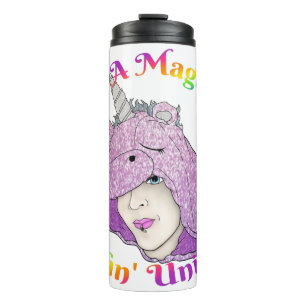 Magisches Fluffin Unicorn Thermaltumbler Thermosbecher