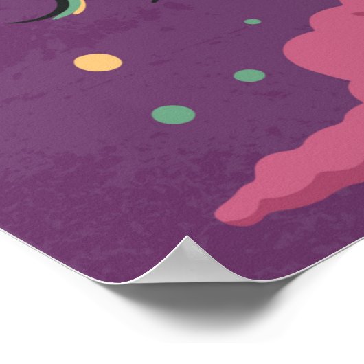 Magisches Flügelpferd Poster (Ecke)