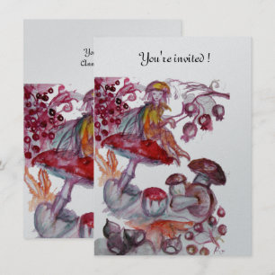 MAGISCHES FLÜSTERN DER PILZE silber Einladung