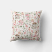 Magisches Forest Fairy Themed Blumengarten Kinderz Kissen (Rückseite)