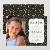 Magisches Foto Geburtstag Dankeschön-Karte Dankeskarte (Vorne/Hinten)
