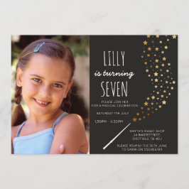 Magisches Foto Geburtstagsfeier Einladung