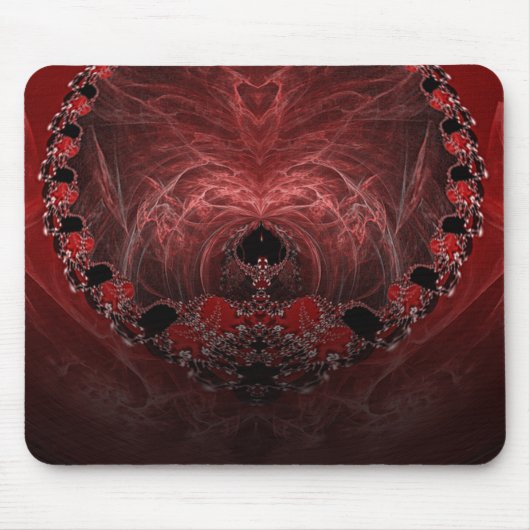 Magisches Fraktal Dreams Mousepad (Vorne)