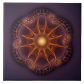 Magisches Fraktal-Märchen Fliese (Vorderseite)