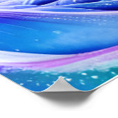 Magisches Frozen-Eismeer Digitales Kunstposter Poster (Ecke)