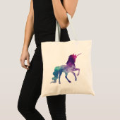 Magisches Funkelnd Prancing-Einhorn Tragetasche (Vorderseite (Produkt))
