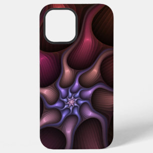 Magisches glänzendes abstraktes gestreiftes farben iPhone 12 pro max hülle