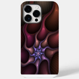 Magisches glänzendes abstraktes gestreiftes farben iPhone 14 pro max hülle