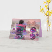 Magisches Glück Geburtskarte Karte (Gelbe Blume)