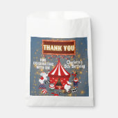 Magisches glühendes Zirkus-Party Vielen Dank Geschenktütchen (Vorderseite)
